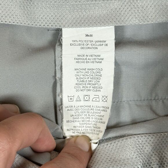 Callaway Performance Golf Pants Men’s Size 38x23.5 Gray Flat Front‎ Stretch - Picture 4 of 15